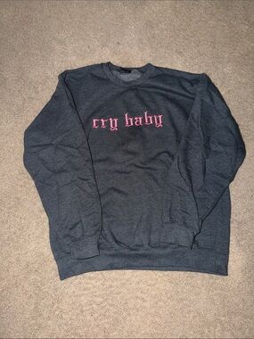 Cry Baby crewneck sweater